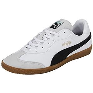 PUMA Unisex's King 21 It Voetbalschoen, Puma witte Puma zwarte gom, 38.5 EU