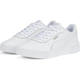 PUMA - Carina 2.0 - Sneaker - Wit - Leer - Rubberen Tussenzool