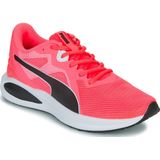 PUMA Unisex Twitch Runner hardloopschoen, Sunset Glow Puma Zwart Puma Wit, 36.5 EU