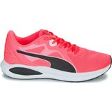 PUMA Unisex Twitch Runner hardloopschoen, Sunset Glow Puma Zwart Puma Wit, 36.5 EU