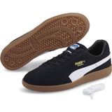 PUMA - Handball - Schoenen - Zwart/Wit - Suède Bovenwerk