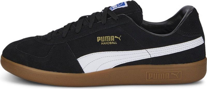 PUMA - Handball - Schoenen - Zwart/Wit - Suède Bovenwerk