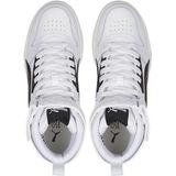 High top sneakers van leermix, model 'GAME'