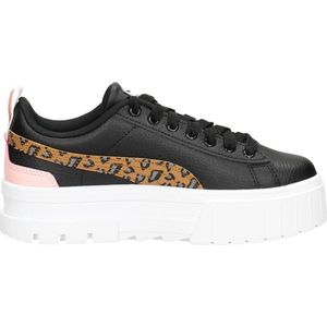 Puma Mayze Wild Jr Sneakers Laag - zwart - Maat 39