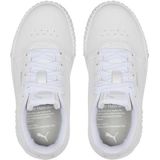 PUMA Carina 2.0 Ps Sneaker meisjes, White Silver Gray, 30 EU