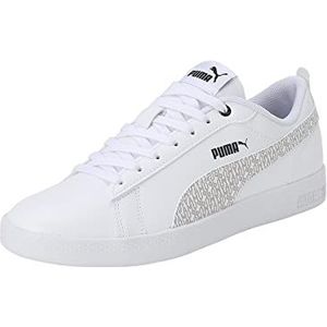 PUMA Smash WNS V2 Mono Sneaker voor dames, Wit, 38 EU