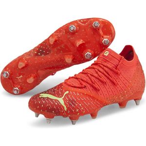 PUMA Future 1.4 IJzeren Nop Voetbalschoenen (SG) Oranje Groen