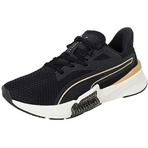 PUMA Pwrframe Tr Deco Glam WNS Gymnastiekschoen voor dames, Zwart, 40.5 EU