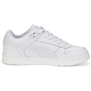 Pumavoor vrouwen. 38735001 RBD Game Laag Leren Sneakers wit (38.5), Leer, Plat, Veters, Casual