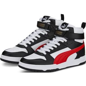 PUMA Men RBD Game PUMA White High Risk Red PUMA Black PUMA Team Gold-Schoenmaat 46