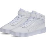 PUMA - Carina 2.0 Mid - Sneakers - Wit/Zilver - Gerecycled Materiaal