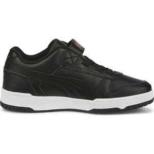 PUMA RBD Game Low AC+PS Unisex Sneakers - Black/TeamGold/White - Maat 33