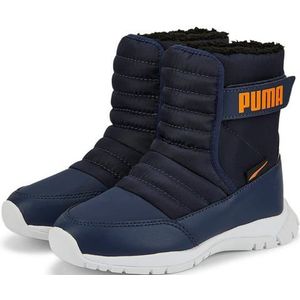 PUMA Nieve Boot WTR Ac Ps Sneakers voor kinderen, uniseks, Peacoat Vibrant Oranje Blauw, 29 EU
