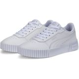 PUMA Carina Jr Meisjes Sneakers Puma White Puma White Puma Silver