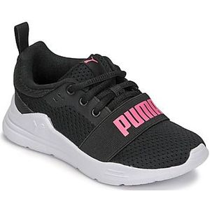 PUMA WIRED RUN PS Sneaker uniseks-kind, Puma Black Sunset Pink, 29 EU