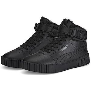 PUMA Carina 2.0 Mid Wtr Sneaker dames, zwart, donkerschaduwgrijs, 42 EU