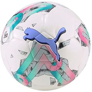 Fußball Puma Orbita 5 Hybrid Lite 350 weiß und grün-rosa 83784 01 (4)