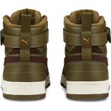PUMA - Rbd Game Wtr Jr Sneaker - Groen - Leer - Met Klittenbandsluiting