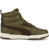 PUMA - Rbd Game Wtr Jr Sneaker - Groen - Leer - Met Klittenbandsluiting
