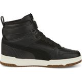 PUMA - Rbd Game Wtr Jr - Sneaker - Zwart - Bovenwerk van Leer - Rubberen Zool