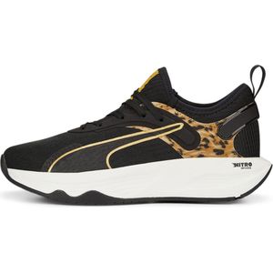 PUMA Pwr Xx Nitro Safari Glam WN's Gymnastiekschoen voor dames, Zwart, 41 EU