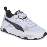 PUMA Trinity Heren Sneakers - Wit/Zwart - Maat 46