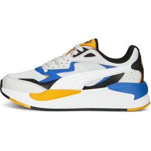 PUMA X-Ray Speed Jr Unisex Sneakers - FeatherGray/White/VictoriaBlue/Zinnia - Maat 39