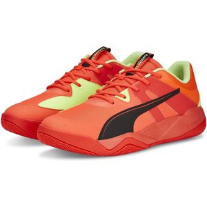 PUMA Eliminate Pro Ii Indoor Court Schoen voor heren, Red Blast Fast Geel Puma Zwart, 40.5 EU