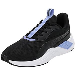 PUMA Dames Lex Nova Shine WN's Road Running Schoen, Puma Zwart Elektro Paars PUMA Wit, 38 EU