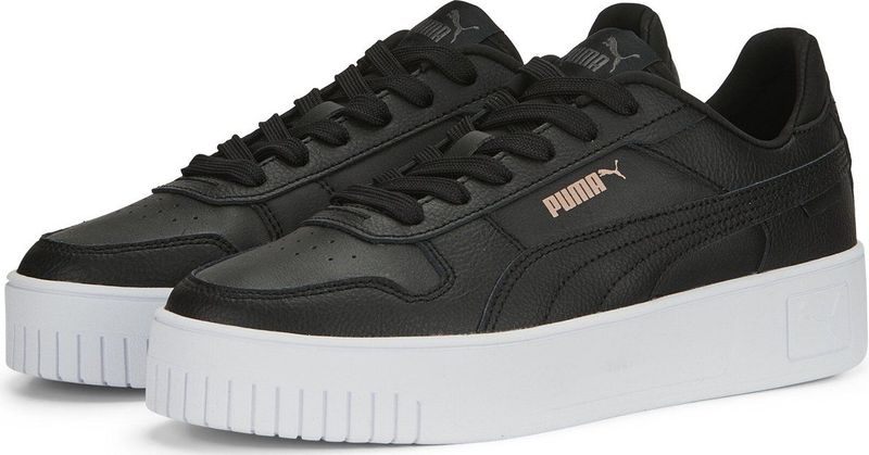PUMA Carina Street Dames Sneakers - Zwart Wit