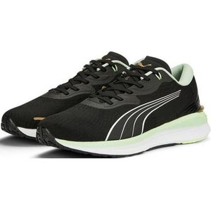 PUMA Heren Electrify Nitro 2 Run 75 Road Schoen, Puma Zwart Licht Mint PUMA Goud, 44 EU