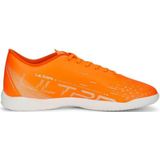 PUMA Ultra Play It voetbalschoen voor heren, Ultra Oranje PUMA Wit Blauw Glimmer, 44.5 EU