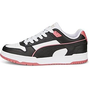 PUMA Rbd Game Laag uniseks-volwassene Sneaker Laag-Top, Puma Wit Puma Zwart Loveable Puma Goud, 44.5 EU