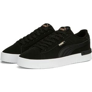 PUMA Jada Renew Nubuck Sneaker voor dames, Puma Zwart Puma Goud Puma Wit, 37.5 EU