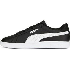 PUMA Smash 3,0 L Unisex Sneakers - Zwart/Wit - Maat 43