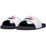 PUMA - Cool Cat 2.0 - Slippers - Blauw/Rood/Wit - Synthetisch Leer
