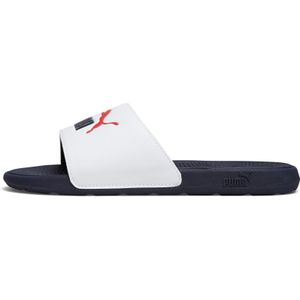 PUMA - Cool Cat 2.0 - Slippers - Blauw/Rood/Wit - Synthetisch Leer