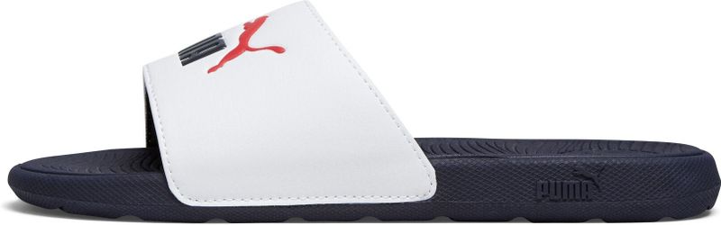 PUMA - Cool Cat 2.0 - Slippers - Blauw/Rood/Wit - Synthetisch Leer