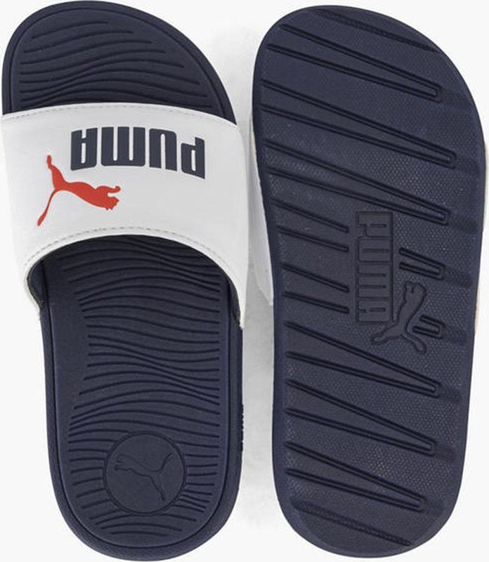 Puma - Cool Cat 2.0 Jr. Badeslipper Kinder weiß