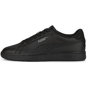 Puma, Smash 3.0 Zwarte Sneakers Zwart, Dames, Maat:37 EU