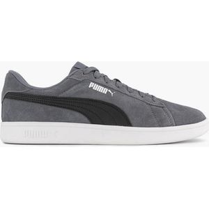 PUMA SMASH 3.0 herensneaker, GREY TILE- ZWART-WIT, 44.5 EU