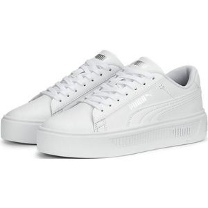 PUMA Platform Smash V3, damessneakers, Puma Wit PUMA Zilver