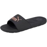 PUMA Cool Cat 2.0 WNS Slide sandaal voor dames, Puma Zwart Rose Goud, 38 EU