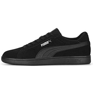 PUMA SMASH 3.0 herensneaker, ZWART- ZWART- ZILVER, 38 EU