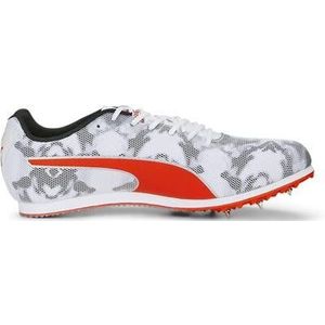 PUMA Heren Evospeed Star 8 Track and Field Schoen, Puma Zwart Puma Wit Puma Rood, 44.5 EU