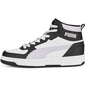 PUMA Rebound Joy Sneaker voor heren, Puma White Spring Lavendel Puma Zwart, 36 EU