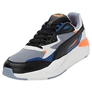 PUMA X-ray Speed Sneaker voor heren, Gefilterde Ash PUMA Zwart Veer Grijs Ultra Oranje, 37.5 EU