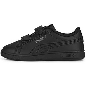 PUMA Smash 3.0 L V Ps uniseks-kind Sneaker,Black Shadow Gray,28 EU