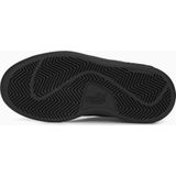 PUMA Smash 3.0 leren V sneakers, Zwart/Grijs, Maat 27,5