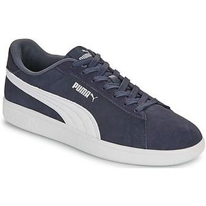 PUMA Smash 3.0 Sneaker voor heren, Parisian Night PUMA Wit PUMA Zilver, 39 EU